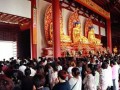 观音菩萨成道日 300人在唐山龙泉寺皈依