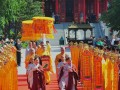 法会—哈尔滨极乐寺举行短期出家戒子瞻仰佛陀舍利法会