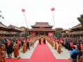 上海万佛阁举行性康法师晋院住持暨大雄宝殿、天王殿落成、佛像开光庆典