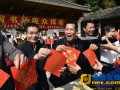 广州丁酉元宵书画应众挥毫活动在光孝寺举办