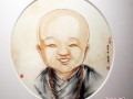 “禅画小和尚水墨艺术展”开幕 集结小和尚萌呆“表情”