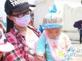 5万台湾人上街“护香” 萌娃头绑“捍卫信仰”布条