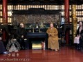 台湾著名作家林清玄一行参访少林寺