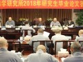 2018年戒幢佛学研究所研究生毕业论文答辩暨毕业典礼