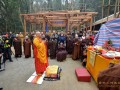 上梁法会—普陀山佛教协会举行白象庵重建上梁法会