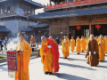 大慈禅寺全体人员参加雪窦山三月三朝弥勒菩萨祈福朝山