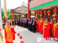 第三届加中佛教文化交流周雕版书画展在湛山精舍开幕
