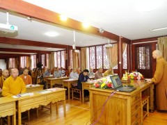 宁波市第一期佛教仪规培训班在天童禅寺举行