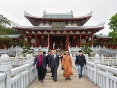 菲律宾前农业部长、国会议员王海棉一行参观莆田南少林寺
