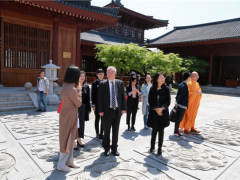 日本阿含宗北京首席代表洪峰参访南京牛首山