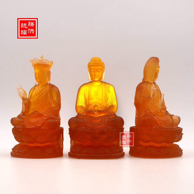 娑婆三圣琉璃佛像