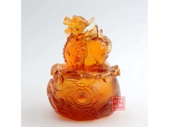 琉璃香炉,古法琉璃香炉定制厂家图1