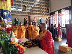 丰城市佛教协会举行庆祝新中国成立70周年祈福