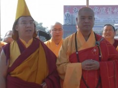 全国政协、中国佛教协会副会长班禅额尔德尼·确吉杰布到访法门寺