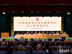 中国佛教协会第九届理事会居士事务委员会会议在峨眉山大佛禅院举行