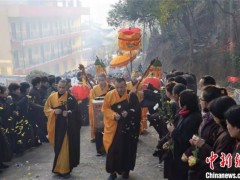 斯里兰卡高僧骨灰安放福建连江宝林禅寺